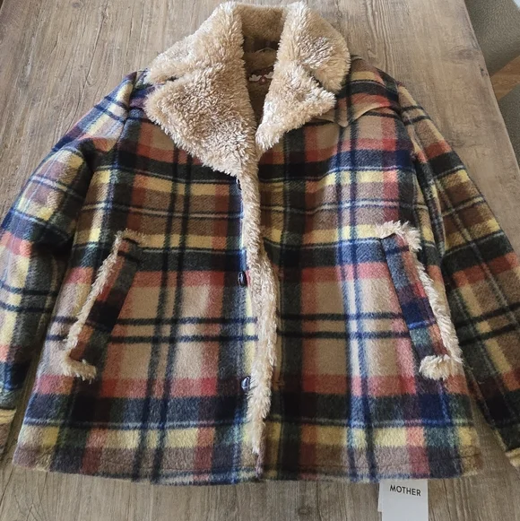 NWT Mother The After School Special Plaid Jacket - Picture 13 of 16